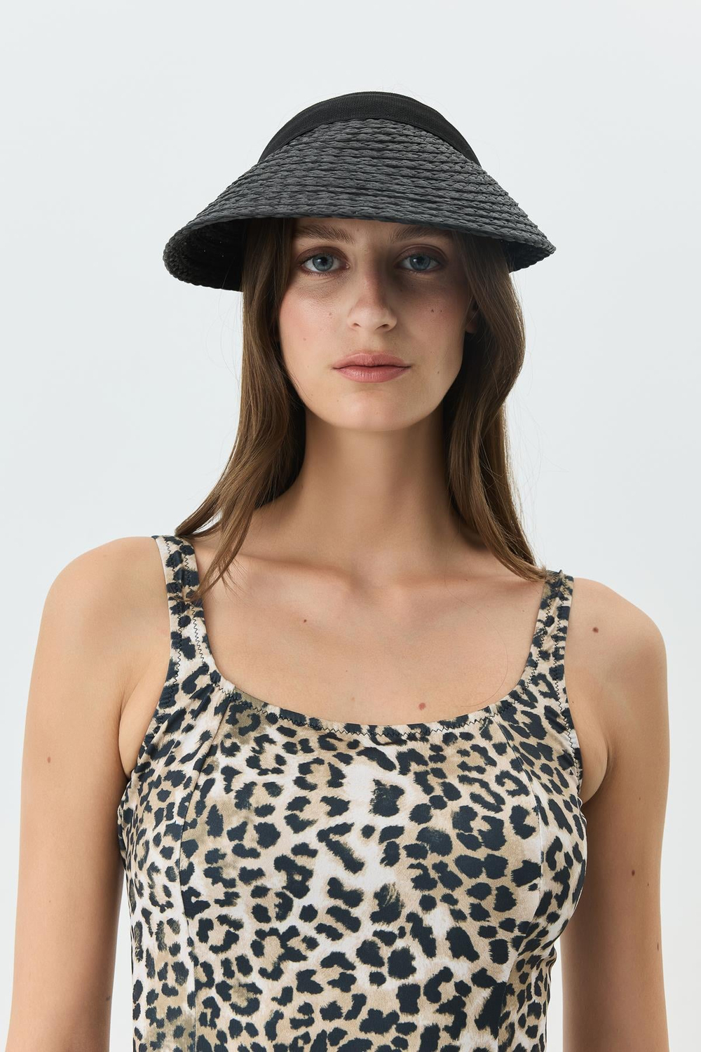 Straw Visor Hat Y8218