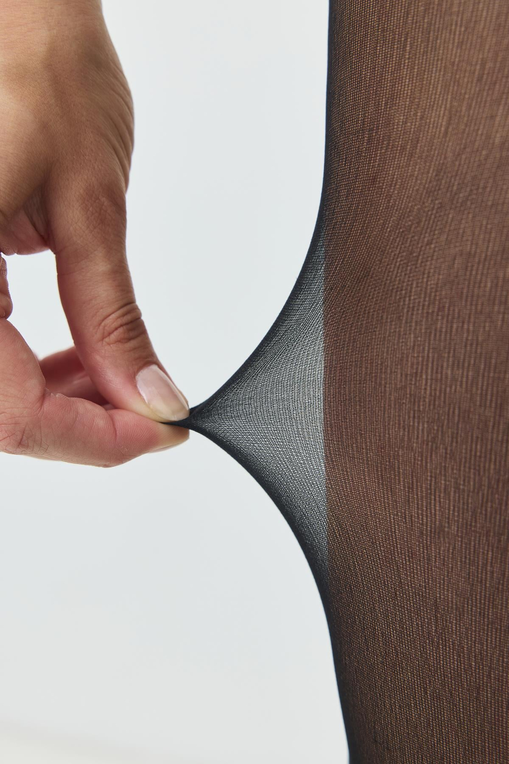 40 Denier Sheer Plus Size Opaque Pantyhose - 2 Pack