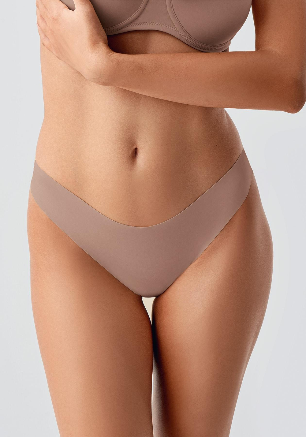 Kaymaz Bel Lazer Brazilian Külot C19204 Cappucino