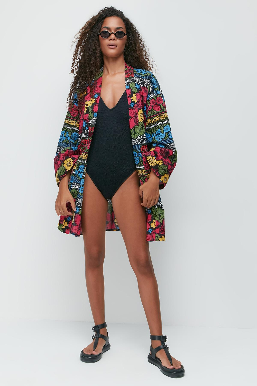 Kimono Sarong Beach Dress 22412