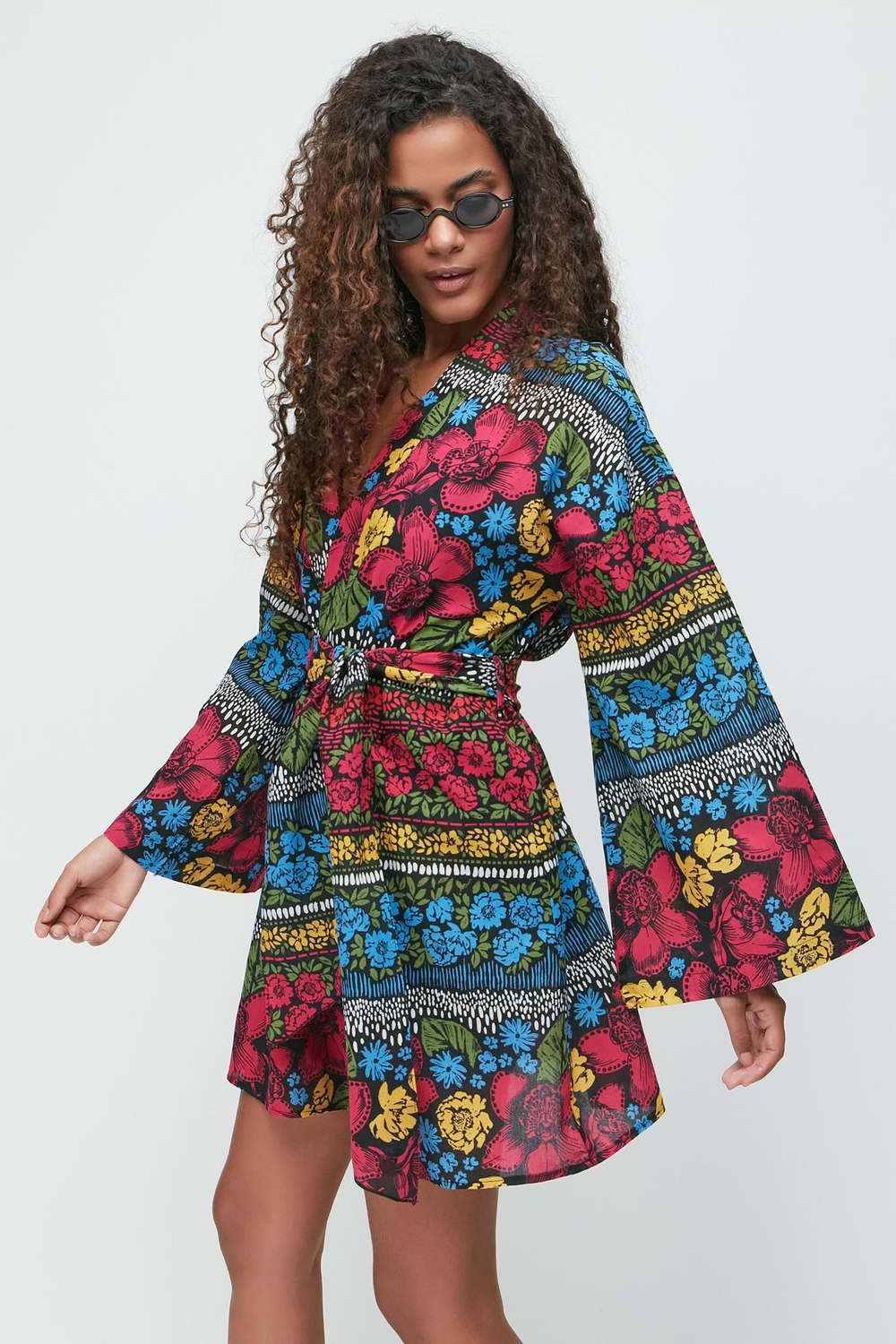 Kimono Sarong Beach Dress 22412