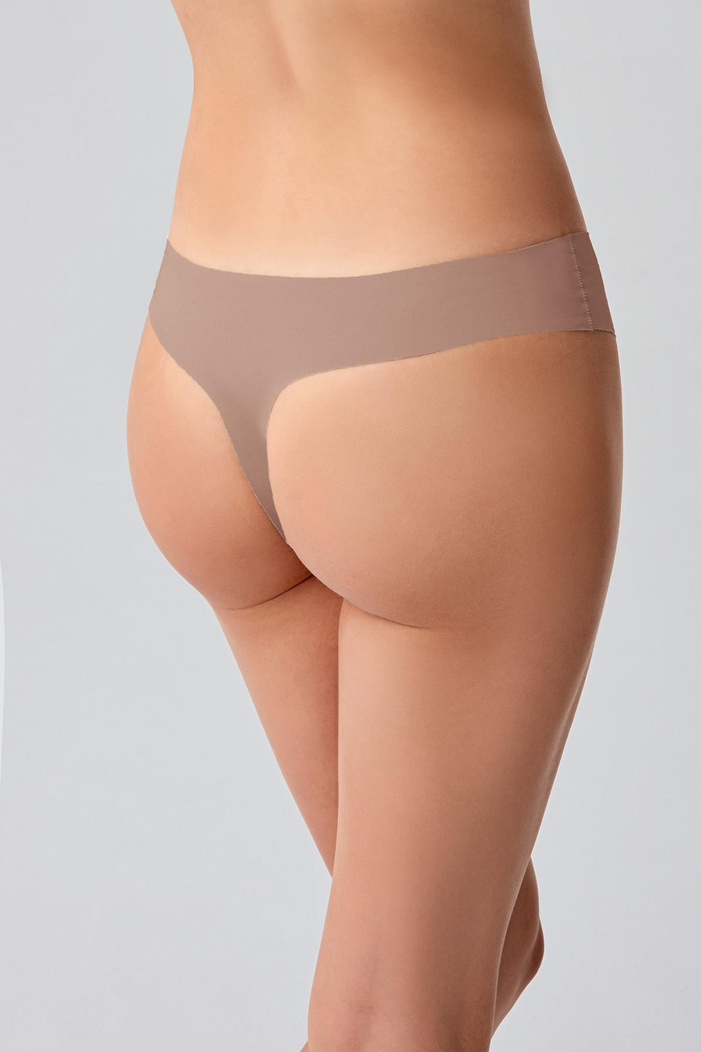 Lazer Kesim Dikişsiz String C19207 Cappucino