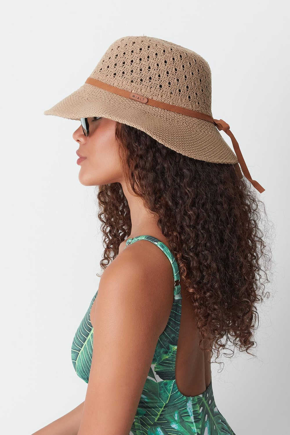 Merserize Plaj Şapkası T24740-15 Naturel