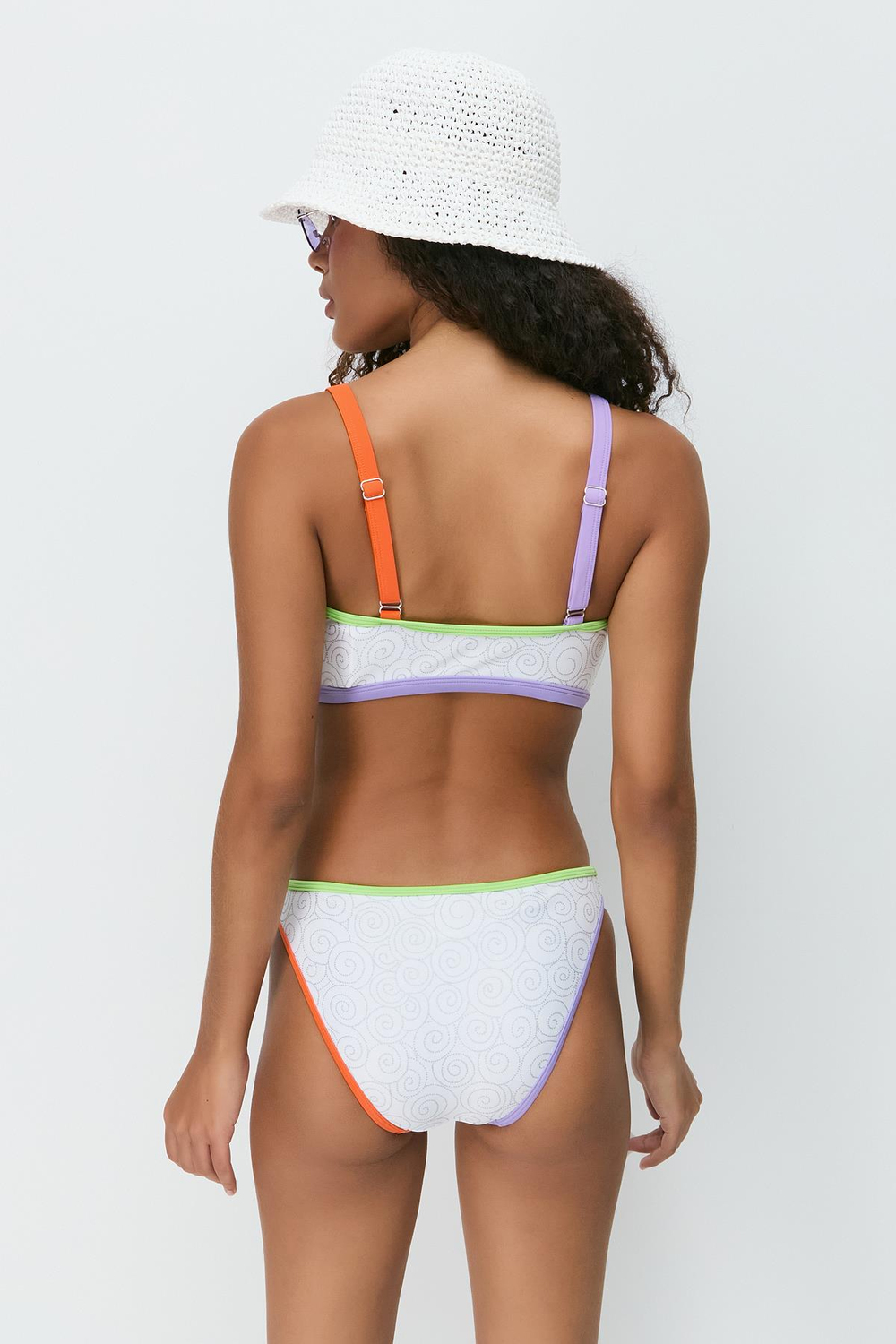 Colorful Striped Bikini Set 3279
