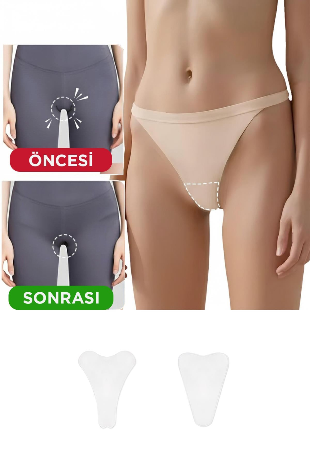 Camel Toe Adhesive Genital Area Concealer/Cover 7237