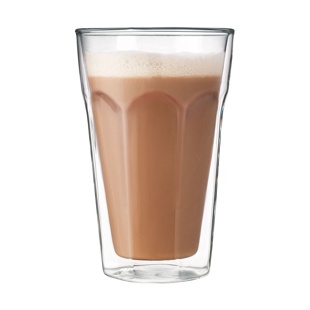 Leggno Vetro Çift Cidarlı Meşrubat Bardağı 2'li 450 ml