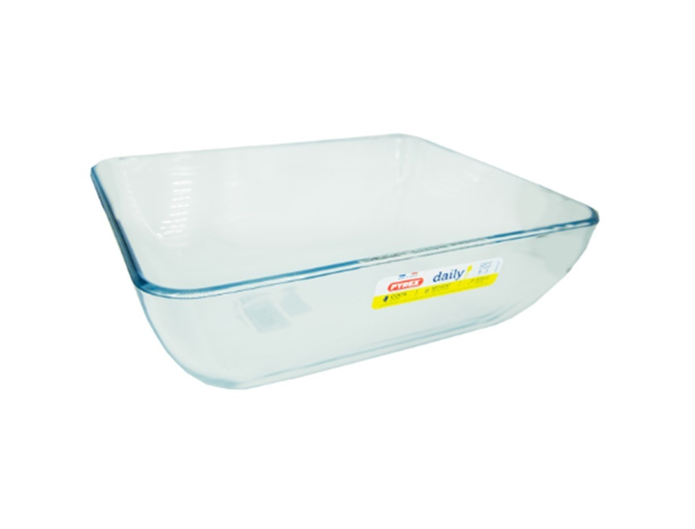 Pyrex Dikdörtgen Cam Fırın Kabı 28 x 22 x 9 cm