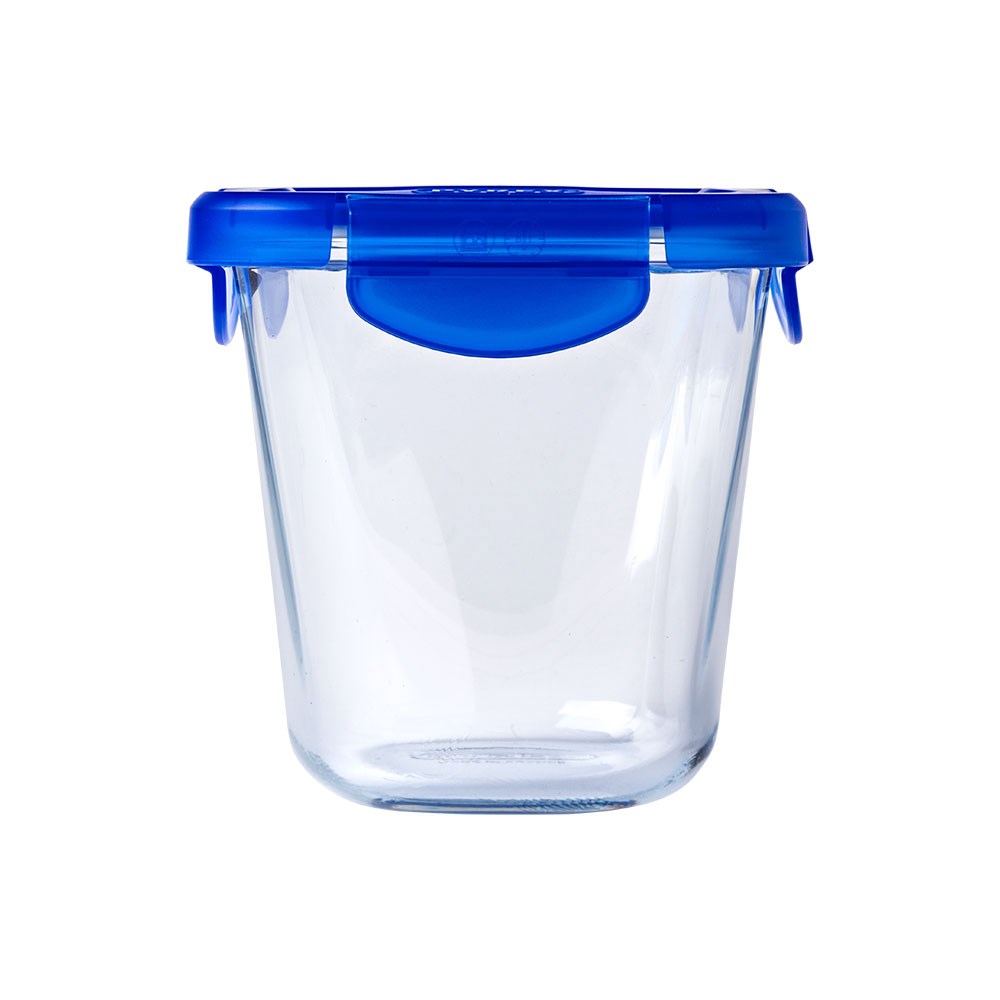 Pyrex Uzun Kapaklı Saklama Kabı Mavi 800 ml