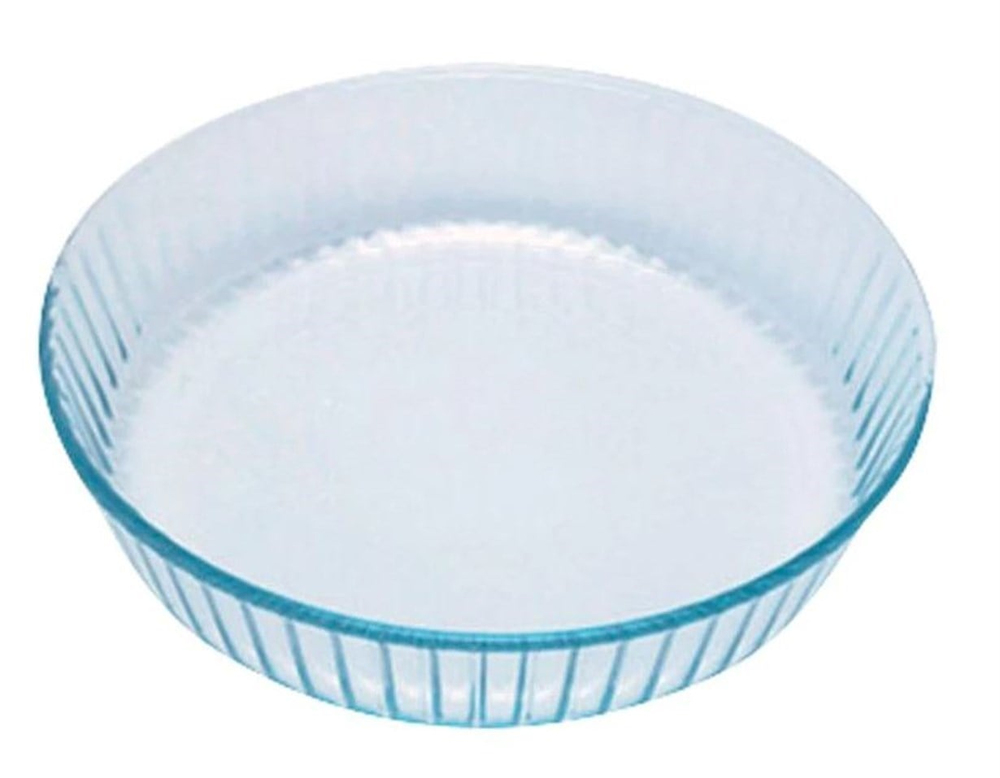 Pyrex Yuvarlak Cam Fırın Kabı 30 cm