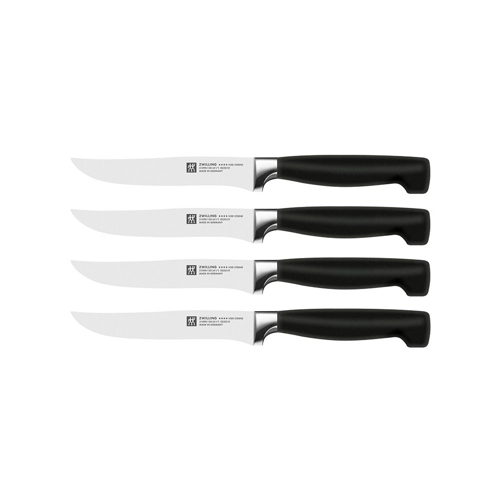 Zwilling Four Star Biftek Bıçağı Seti Siyah 4 Parça