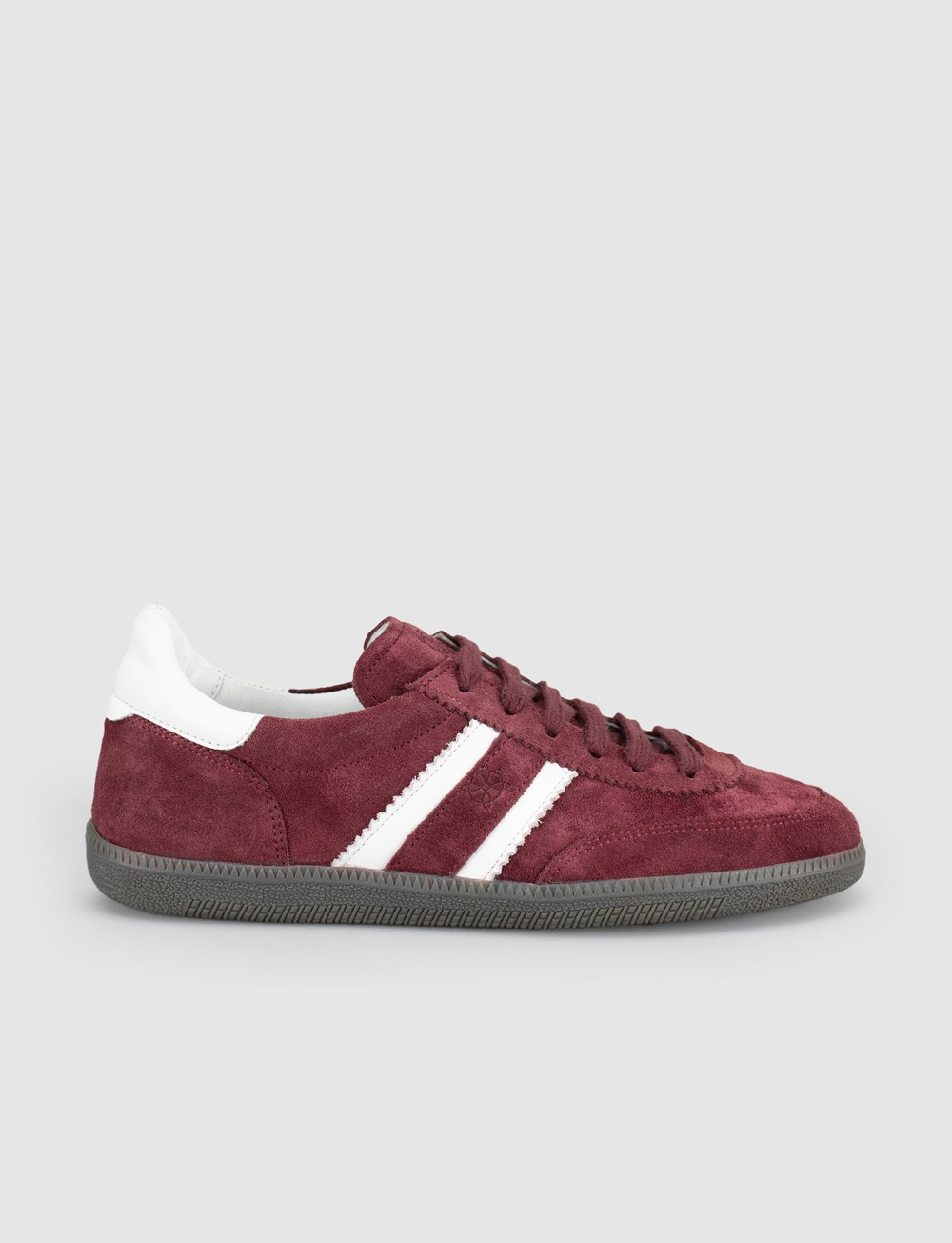  %100 Hakiki Deri Bordo Bağcıklı Kadın Sneaker
