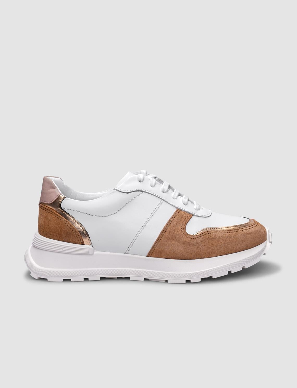 %100 Hakiki Deri Beyaz Kadın Ayakkabı