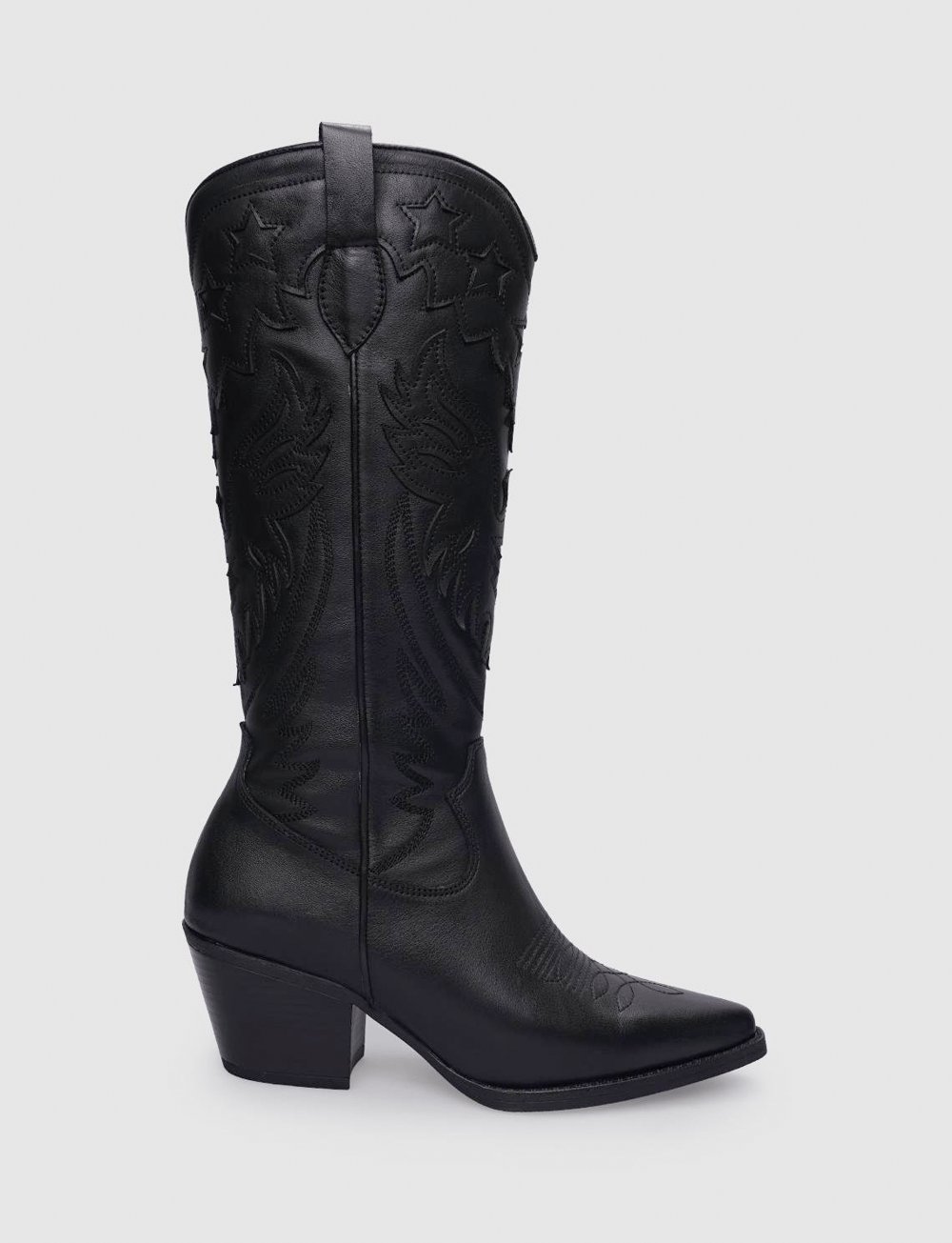 Women 100% Genuine Leather Black Boots