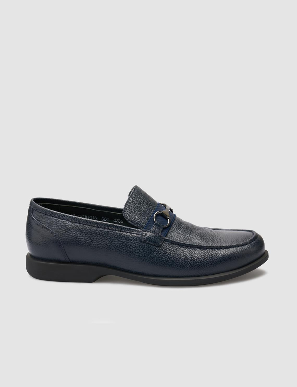Tokalı Hakiki Deri Lacivert Erkek Loafer