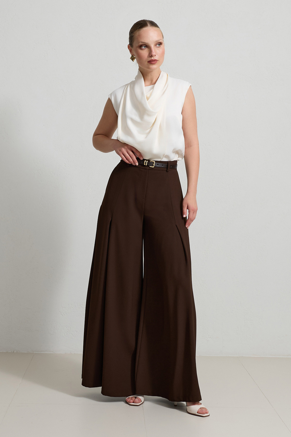 Acı-Kahve 1YA1WSPN1410 PANTOLON Kadın Pantolon modelleri