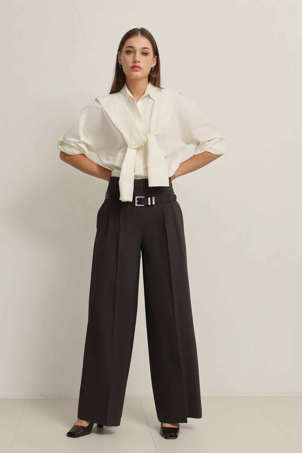 Acı-Kahve 1YA2WCPN1392 PANTOLON Kadın Pantolon modelleri