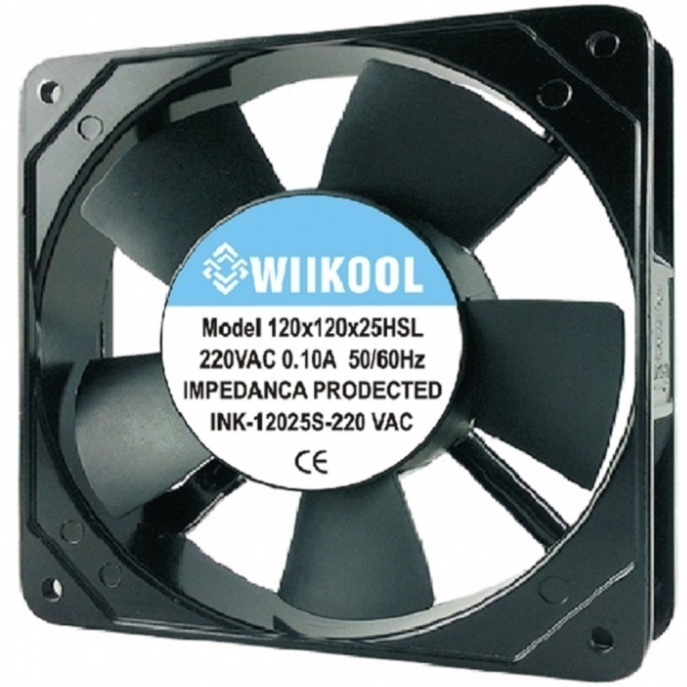 120x120x25 mm Wııkool 220V AC Kare Fan