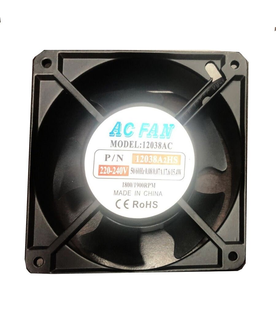 120x120x38 220V AC Kare Fan OEMKare Fanlar (Kare, Oval, Yuvarlak, Eksenel Fanlar)