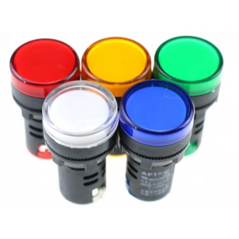 16-110V-Y Led'li Sinyal 110V AC-DC Yeşil