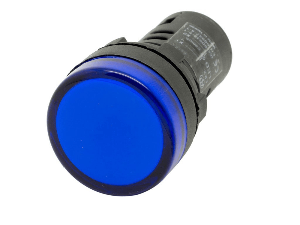 22 mm Ledli Sinyal Lambası Mavi 24 VACMET-ARButonlar ve Sinyal Lambaları