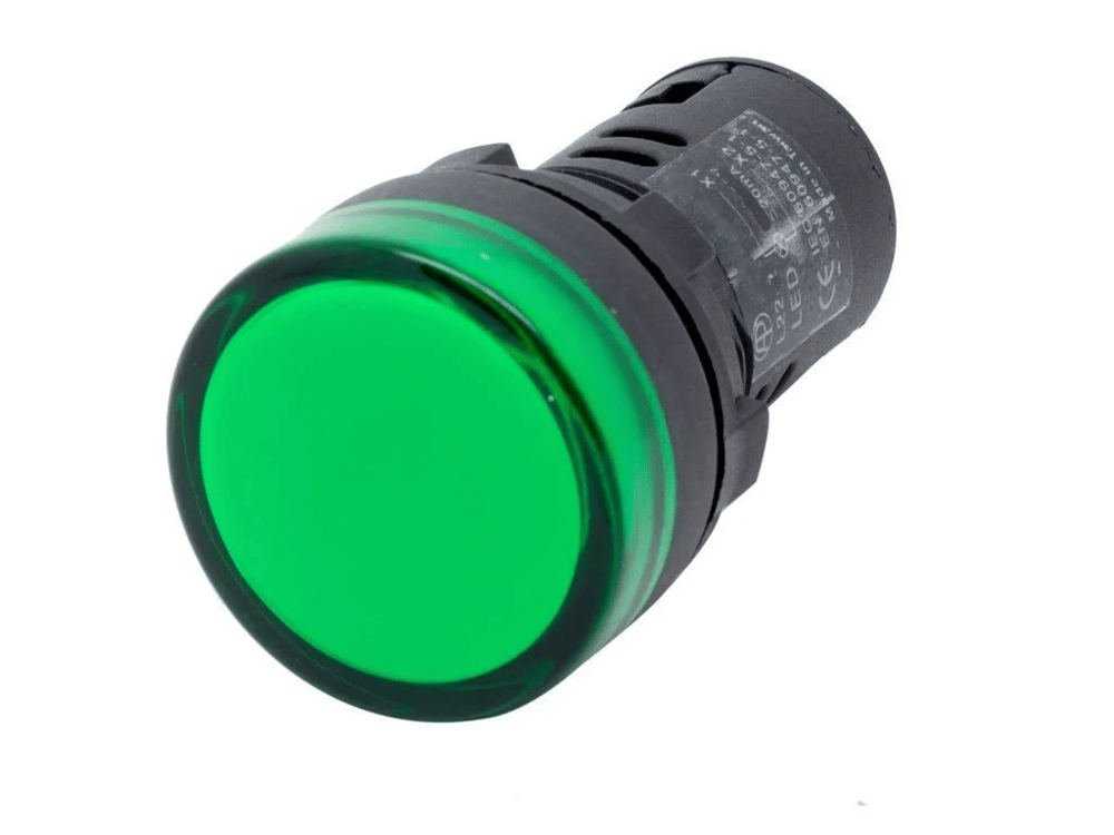 22 mm Ledli Sinyal Lambası Yeşil 24 VACMET-ARButonlar ve Sinyal Lambaları