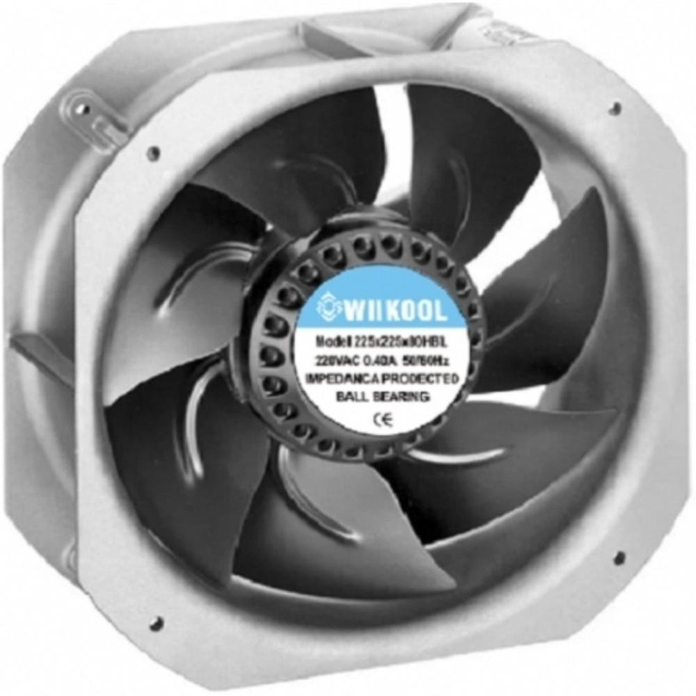 225x225x80 mm Wııkool 220V AC Fan