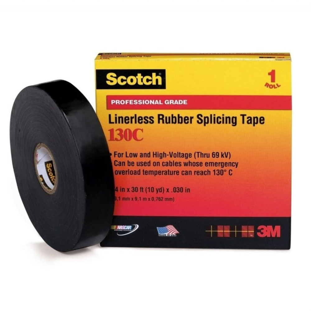 3M Scotch 130C Astarlı Kauçuk Bant 19x9.15 mt