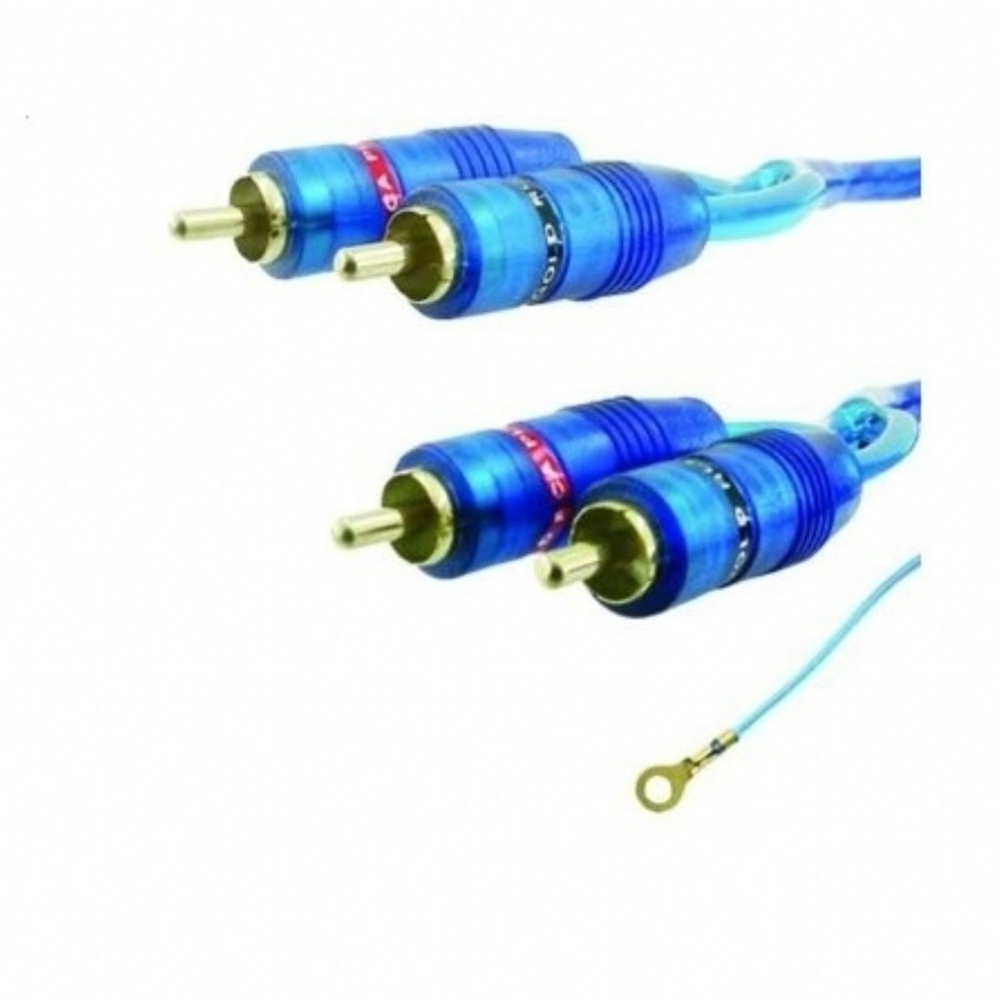 4.5 MT ŞASELİ AMFİ KABLOSU ŞEFFAF-MAVİ KB 501
