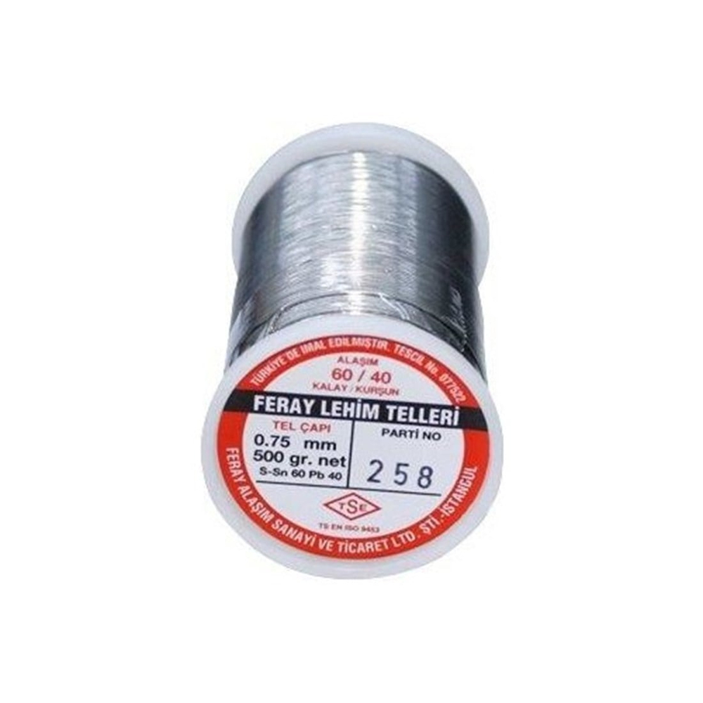 60/40 0,75mm 500gr Lehim Teli