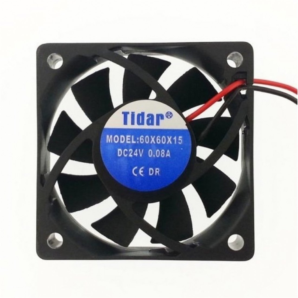 60x60x10 mm 24 vdc tidar kare fan