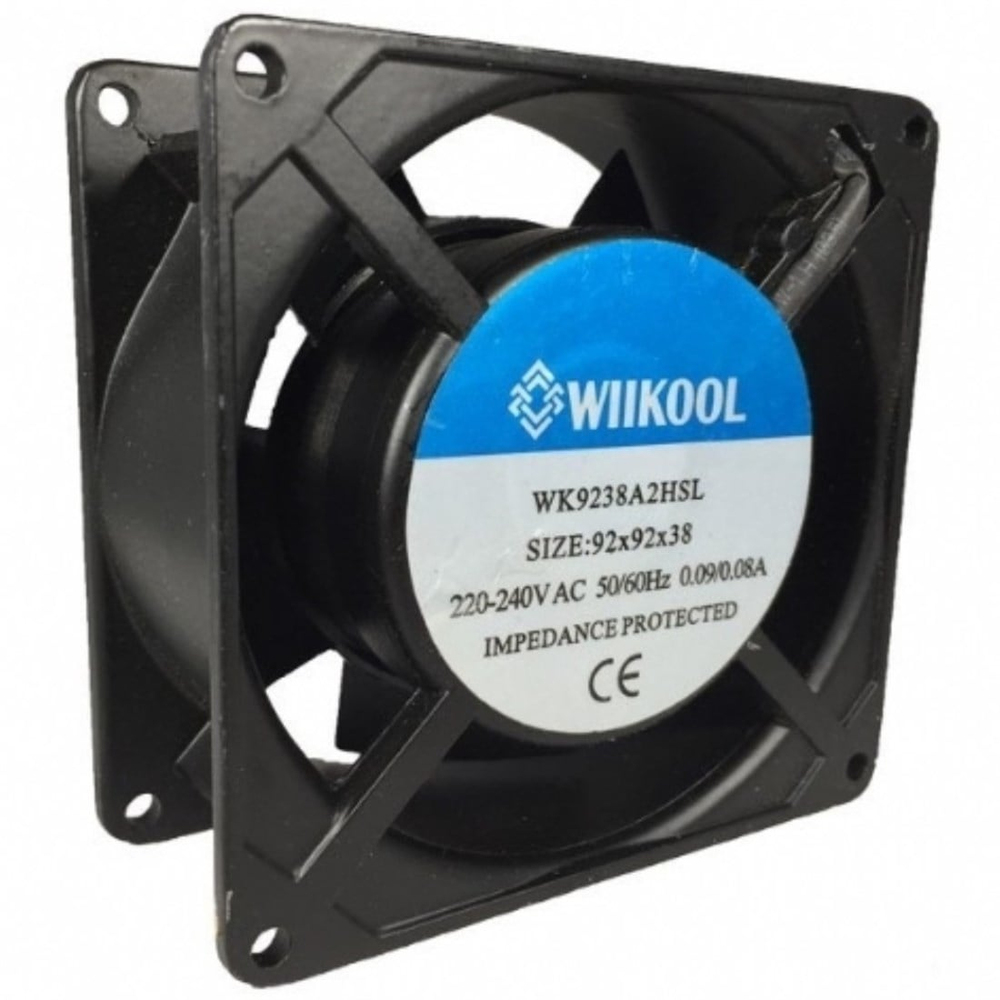 92x92x38 Wııkool 220V AC Kare Fan