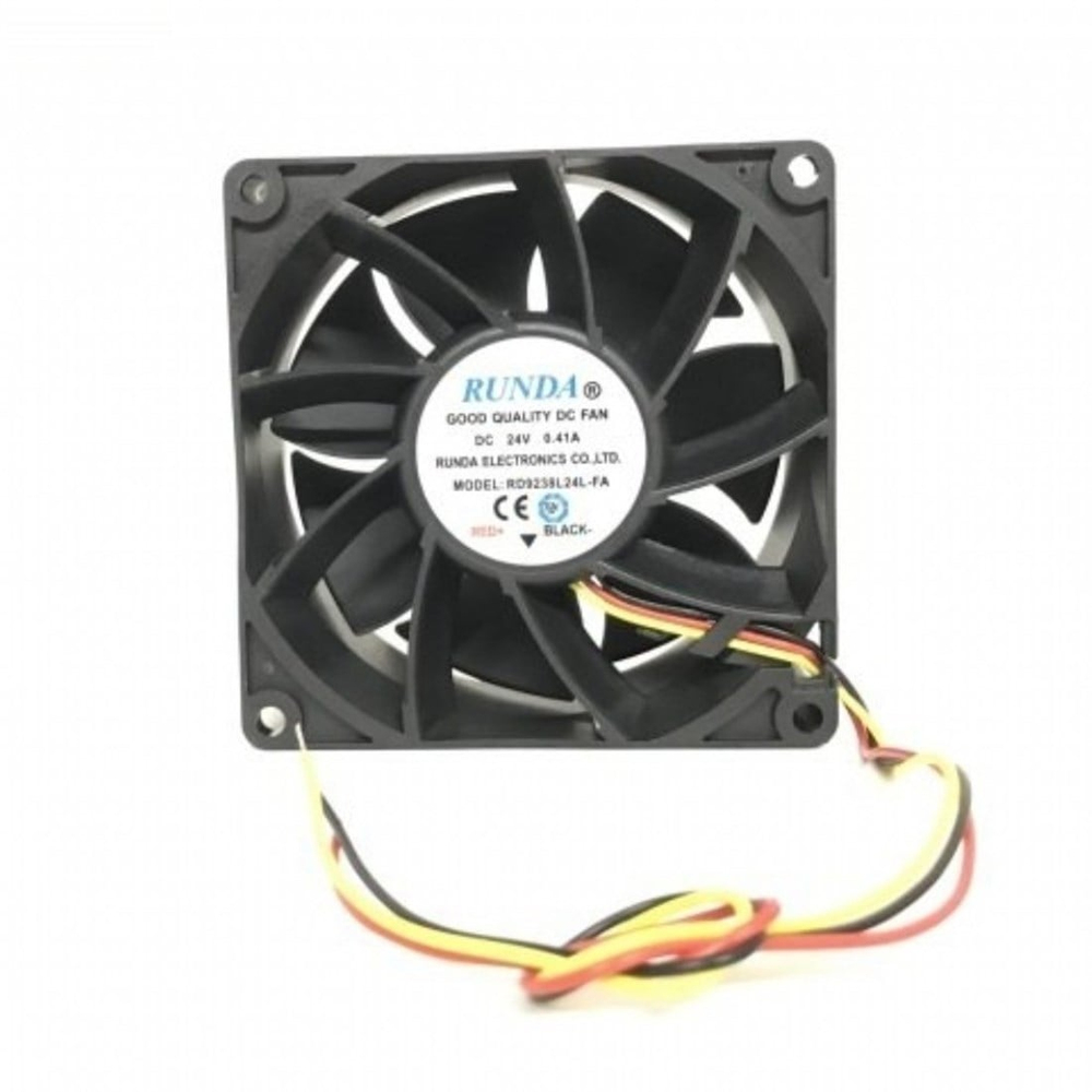 92X92X38MM 24V 0.41A 5000RPM HYDRAULİC KARE FAN