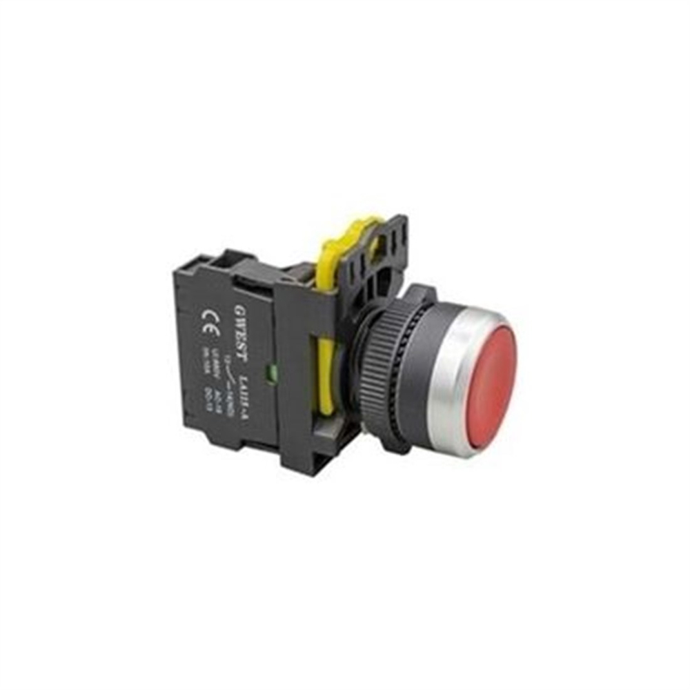 A5-01 1NC YAYLI BUTON KIRMIZI 10 ADET