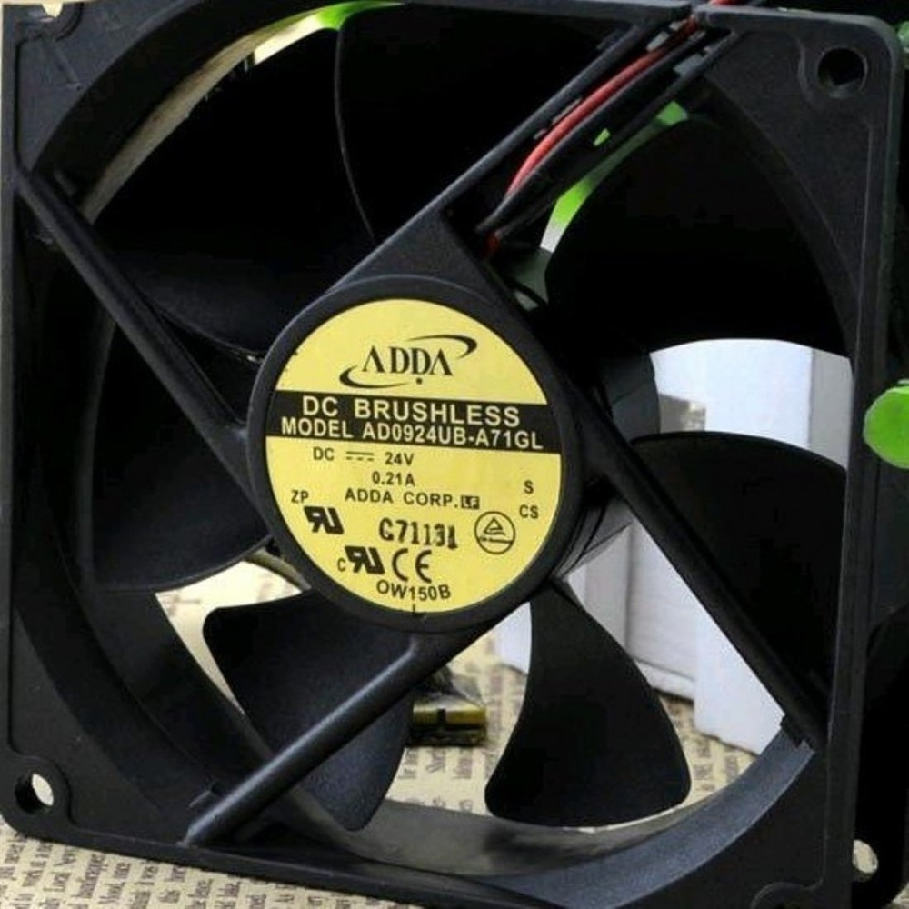 adda 92x92x25 mm 24 vdc ad0924ub-a71gl kare fan