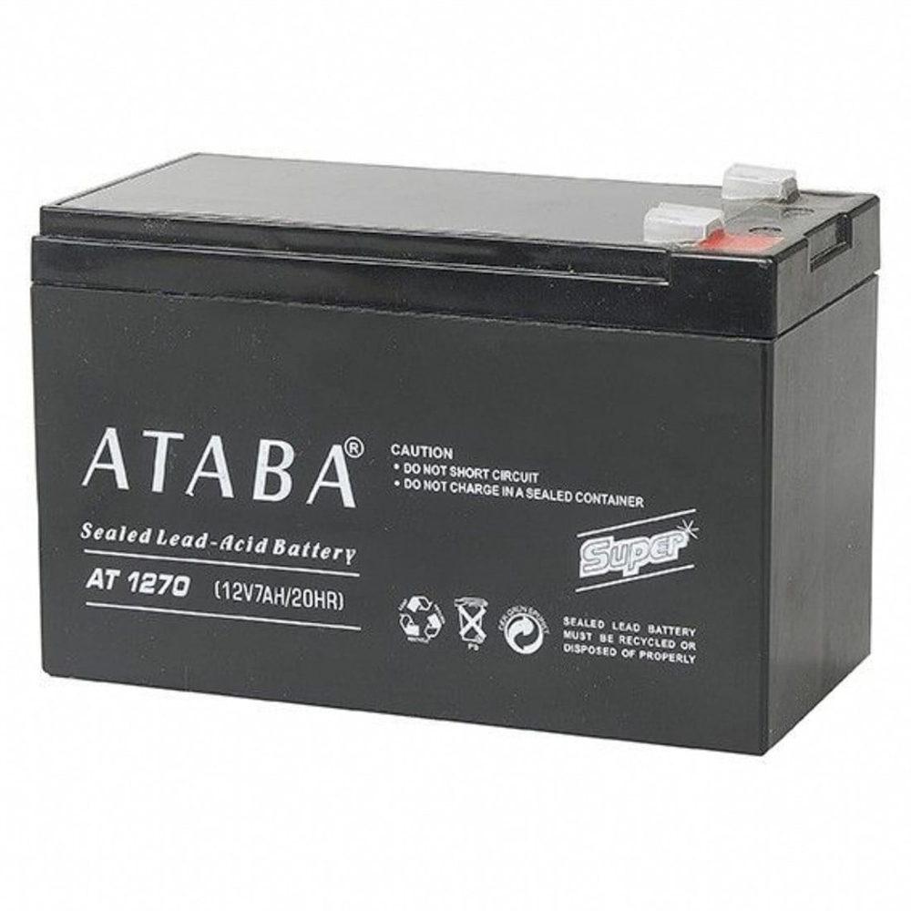 Ataba 12V 7A/H Kuru Tip Akü