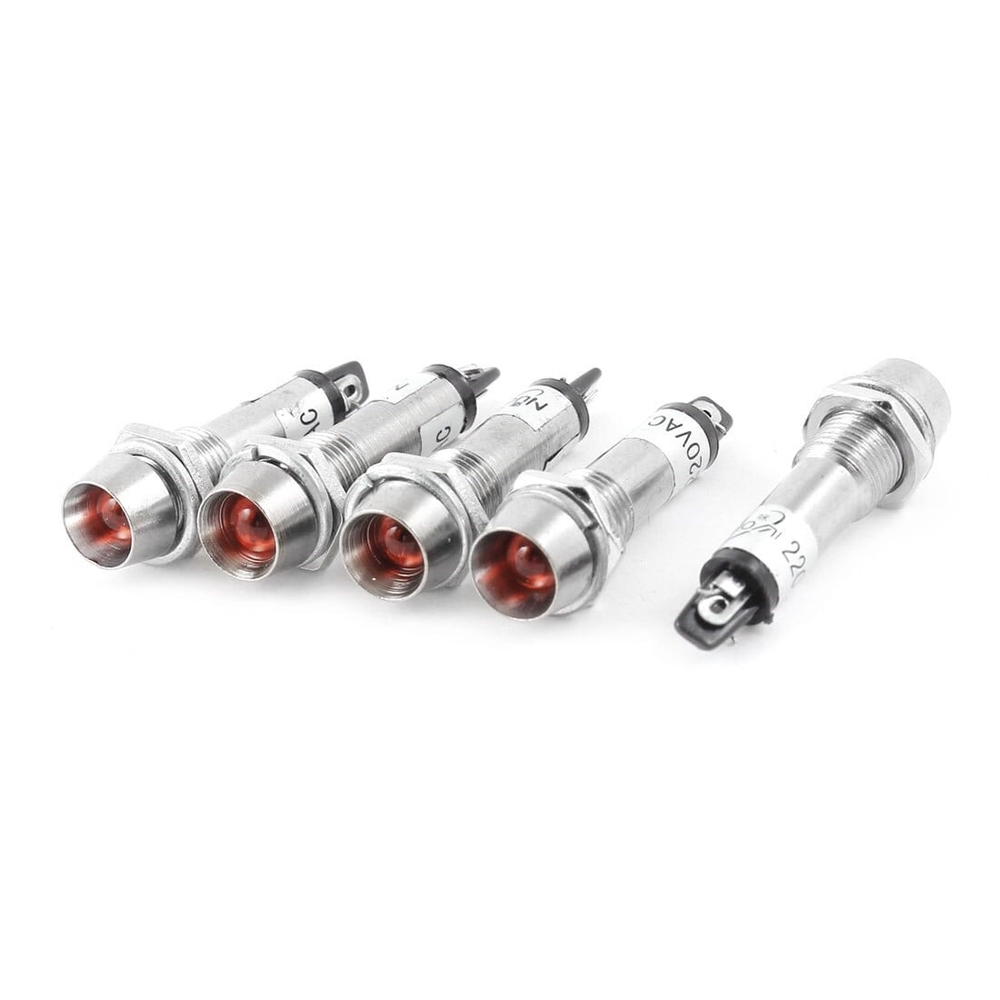 C8-24V-M Metal Led'li Sinyal 24V AC-DC Mavi