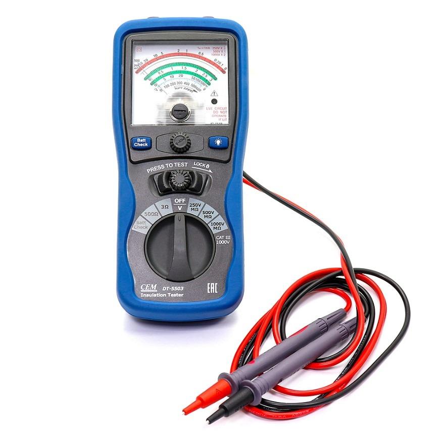 Cem DT-5503 Analog Yalıtım ÖlçerCEMÖLÇÜM CİHAZLARI