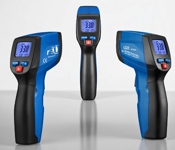 CEM DT-820V Kızılötesi Lazerli Termometre -50°C ~ 500°C Temassız Sıcaklık Ölçer