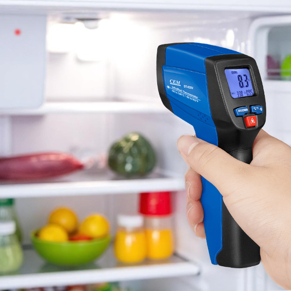 CEM DT-820V Kızılötesi Lazerli Termometre -50°C ~ 500°C Temassız Sıcaklık Ölçer