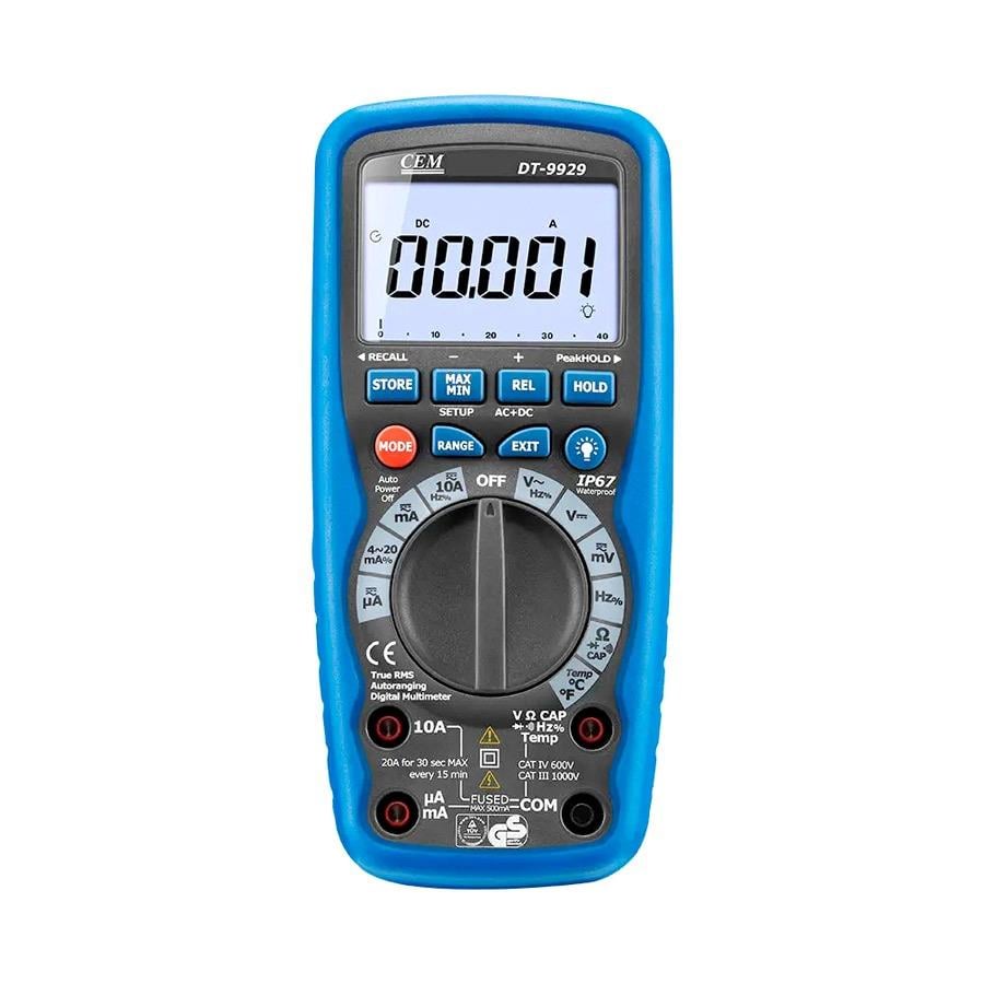 Cem DT-9929 Profesyonel T-RMS Endüstriyel MultimetreCEMDijital Multimetreler