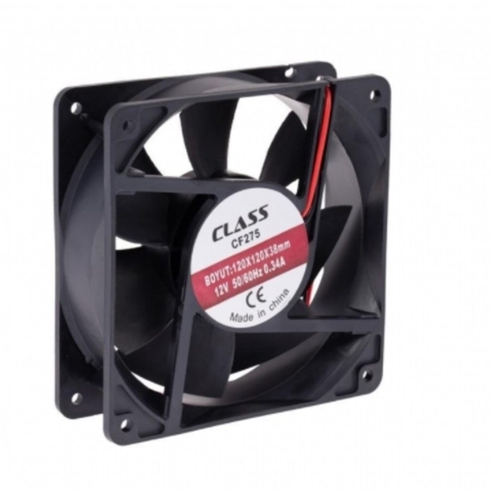 Class 120x120x38 DC 24V Kare Fan