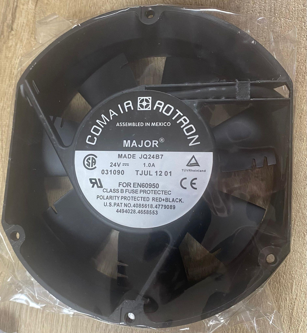 COMAIR ROTRON JQ24B7 MAJOR 24 VDC 1 A 172x150x51mm Oval Fan