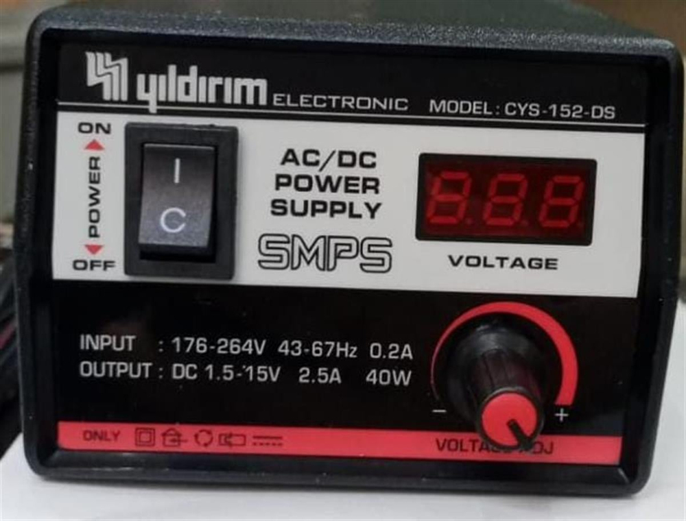 CYS-152DS 15V Dc 2.5A Laboratuvar Tipi Ayarlı Güç Kaynağı