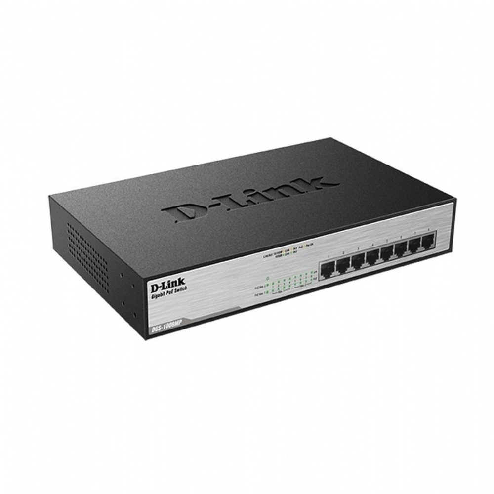 D-link Dgs-1008MP 8-Port Desktop Switch with 8 PoE Ports