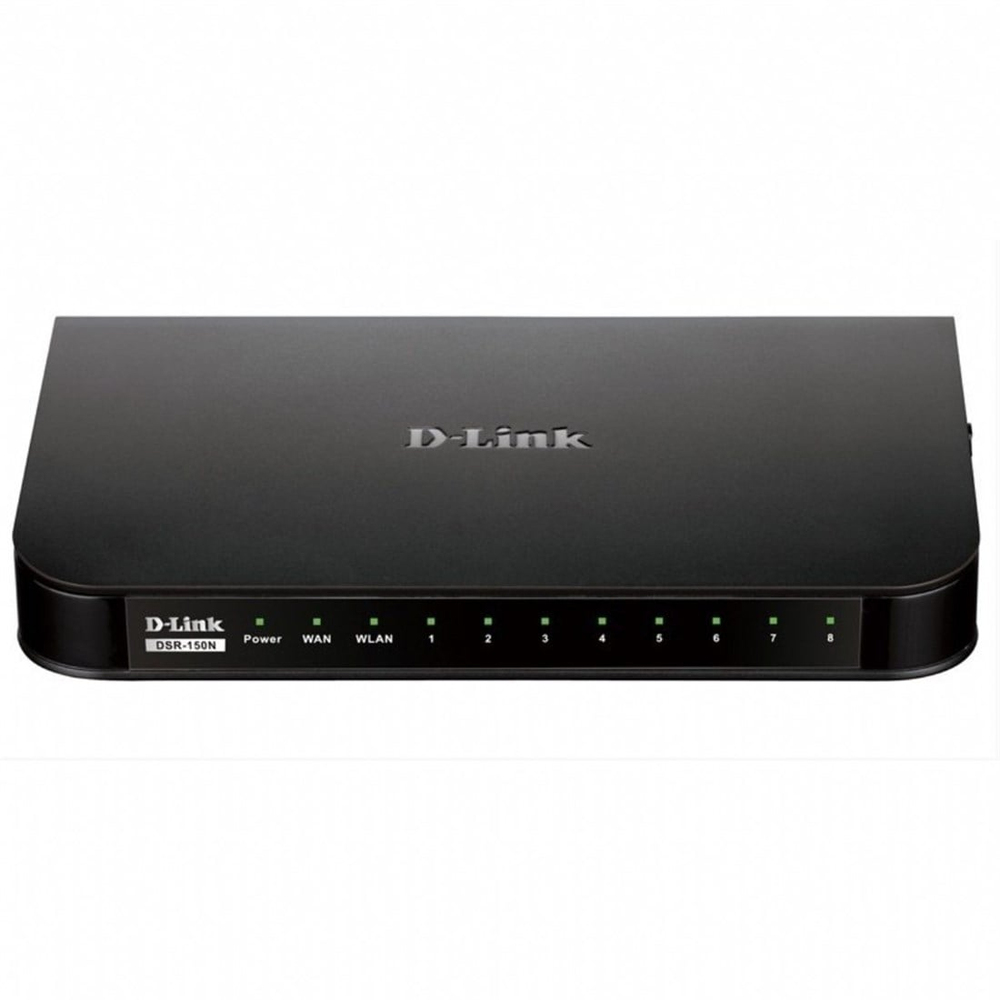D-LİNK DSR-150N VPN, WAN + 1 portlu 8 portlu LAN 10 / 100Base-TX39;i destekleyen kablosuz 2,4 GHz 802.11n güvenlik duvarı