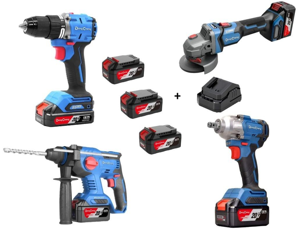DCKIT35EM 4 Lü Set 20V 4.0 Ah