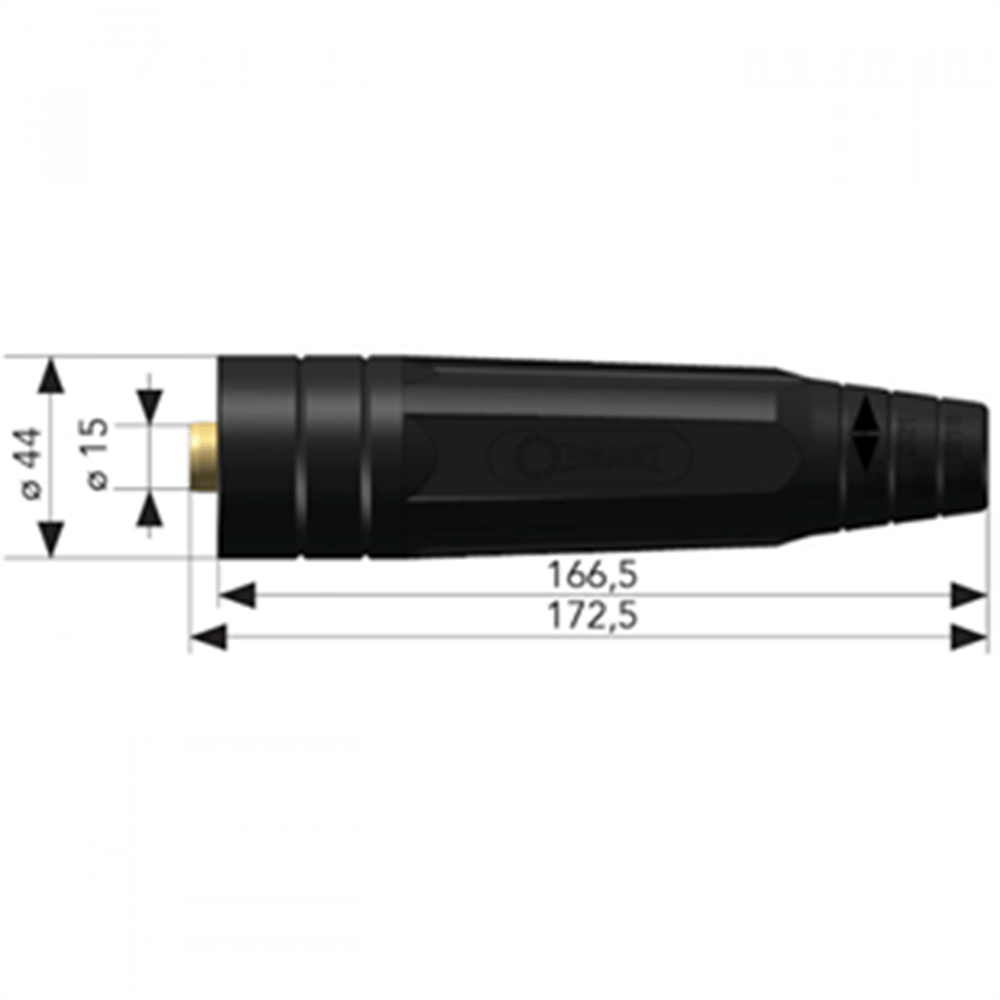DINSE DIX SKS 120 PLUG SOCKET  5 ADET PAKETLİ 