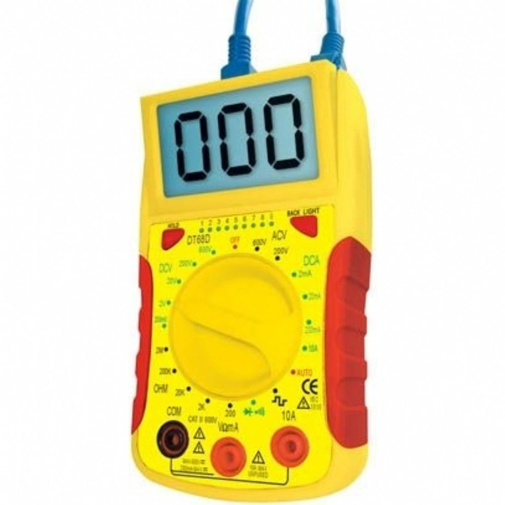DT 68D MULTİMETRE+ KABLO TEST