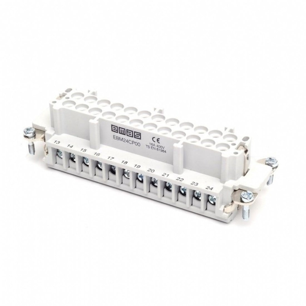 Emas EB024CP00 Metal Seri Çekirdek Prizi 24 Kontaklı 16A PG21