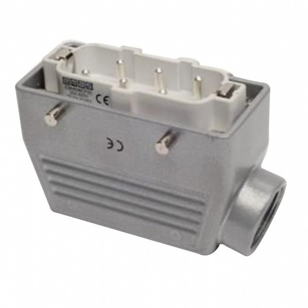 Emas EBM06PD12 Metal Seri Duvar Prizi 6 Kontaklı 16A PG16
